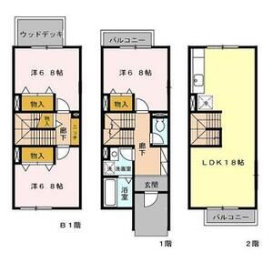 3LDK 間取り図