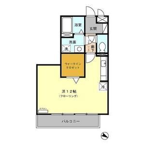 ワンルーム 間取り図