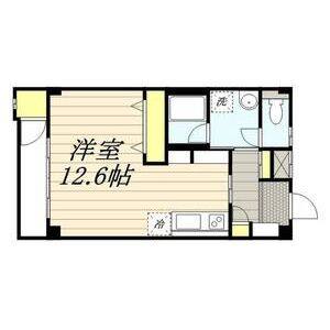 ワンルーム 間取り図