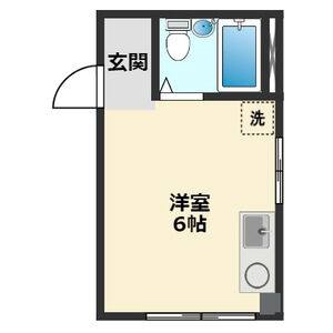ワンルーム 間取り図