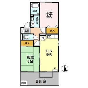 2DK 間取り図