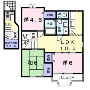 3LDK 間取り図