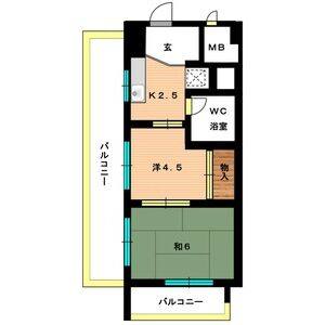 2K 間取り図