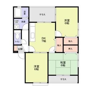 3DK 間取り図