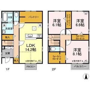 3LDK 間取り図