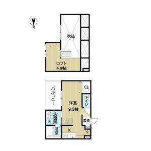 ワンルーム 間取り図