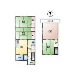 4DK 間取り図