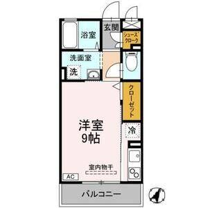 ワンルーム 間取り図