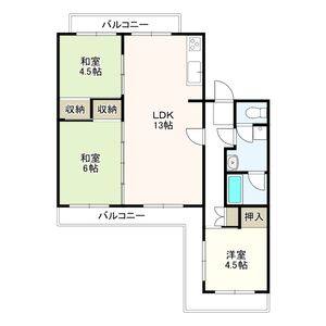 3LDK 間取り図