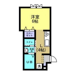 ワンルーム 間取り図