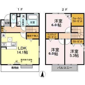 3LDK 間取り図