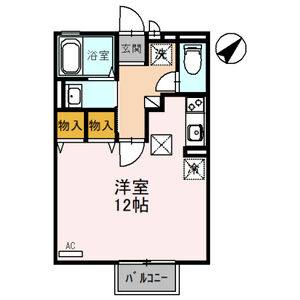 ワンルーム 間取り図