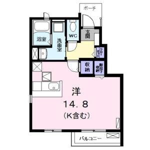 ワンルーム 間取り図