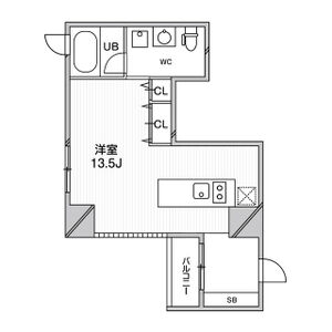ワンルーム 間取り図