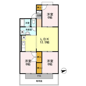 3LDK 間取り図