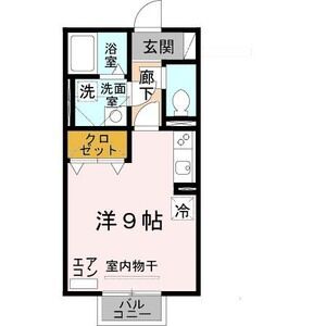 ワンルーム 間取り図