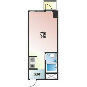 ワンルーム 間取り図