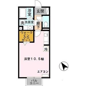 ワンルーム 間取り図