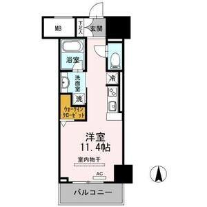 ワンルーム 間取り図