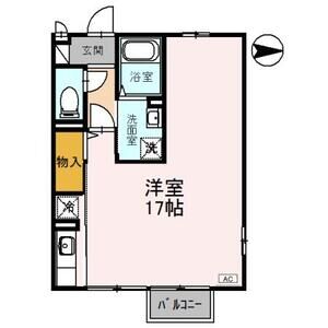 ワンルーム 間取り図