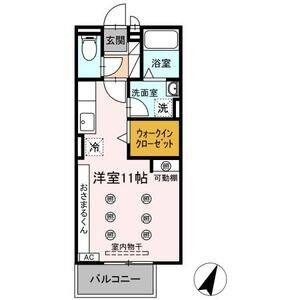 ワンルーム 間取り図