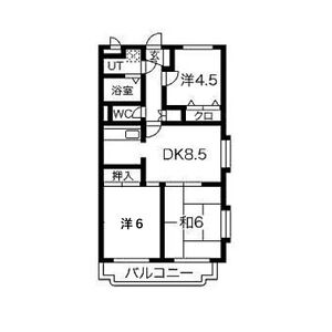 3LDK 間取り図