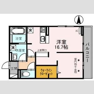 ワンルーム 間取り図