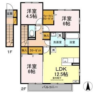 3LDK 間取り図