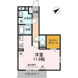 ワンルーム 間取り図