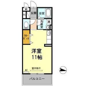ワンルーム 間取り図