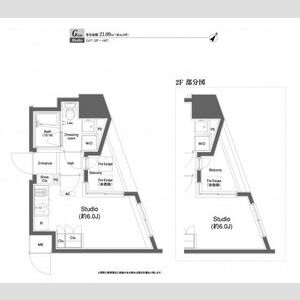 ワンルーム 間取り図