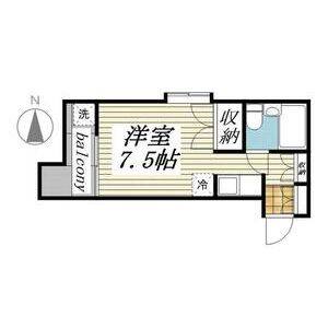 ワンルーム 間取り図