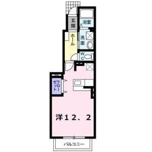 ワンルーム 間取り図