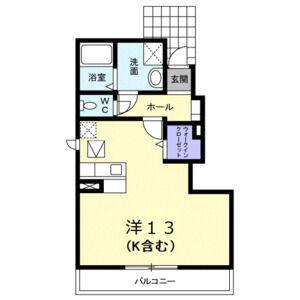 ワンルーム 間取り図