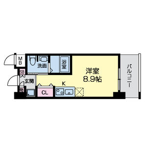 ワンルーム 間取り図