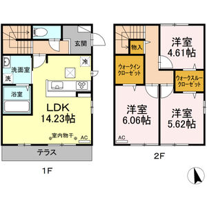 3LDK 間取り図