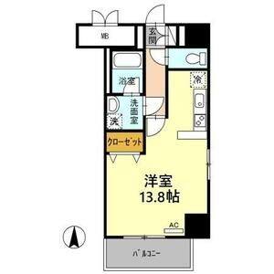 ワンルーム 間取り図