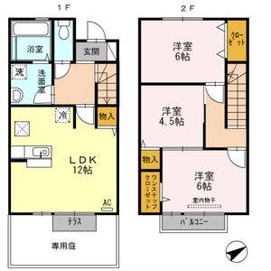 3LDK 間取り図