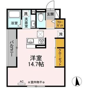 ワンルーム 間取り図