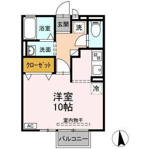 ワンルーム 間取り図