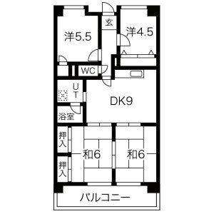 4DK 間取り図