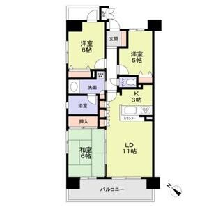 3LDK 間取り図
