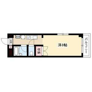 ワンルーム 間取り図