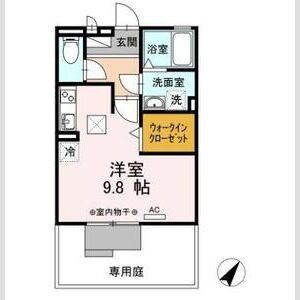 ワンルーム 間取り図