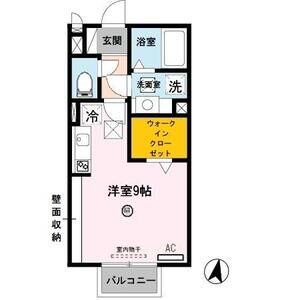 ワンルーム 間取り図