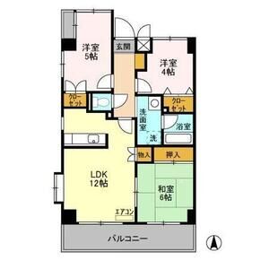 3LDK 間取り図