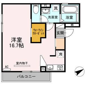 ワンルーム 間取り図