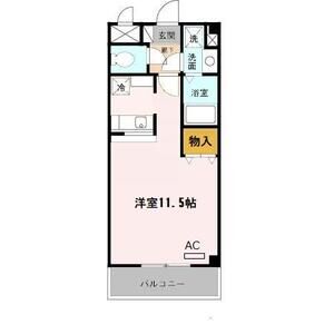 ワンルーム 間取り図