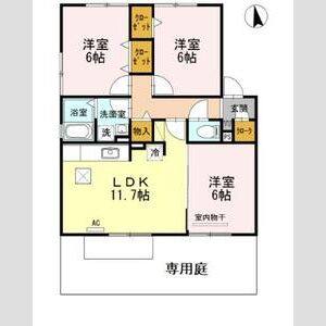 3LDK 間取り図