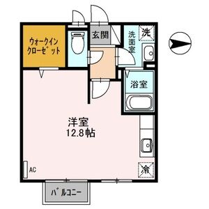ワンルーム 間取り図